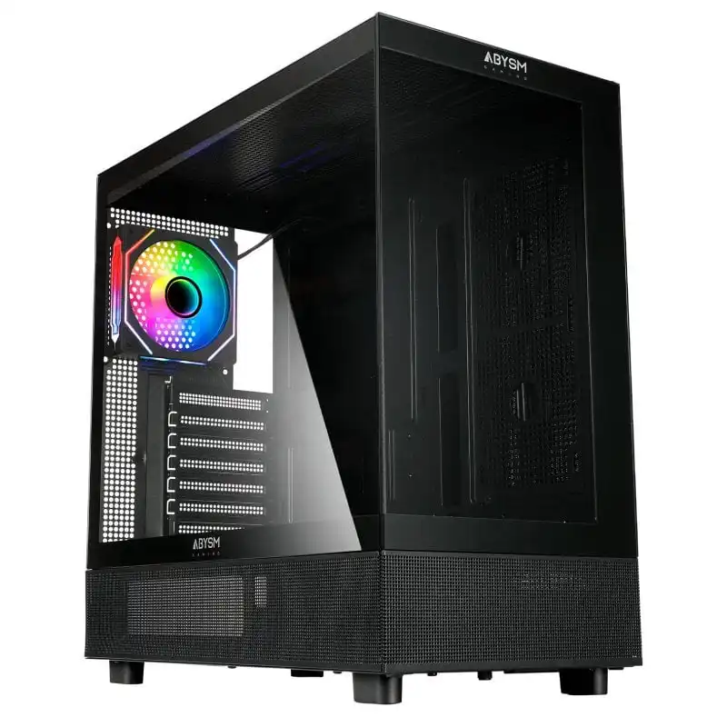 Abysm Gaming Danube Sava H400 Full Tower Doble Cristal Templado USB-C Negra