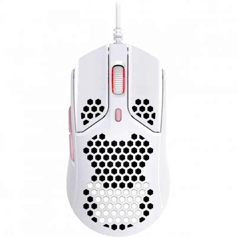 HyperX Pulsefire Haste Whitepink Ratón Gaming RGB 16000DPI