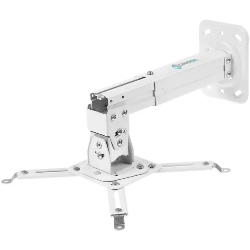 Onkron Soporte Proyector Techo Y Soporte Pared Proyector - Ascensor Proyector Para Proyector Con Peso Hasta De 10 Kg - Anclaje Proyector Inclinable Y Giratorio / Base Proyector K3a-w Blanco