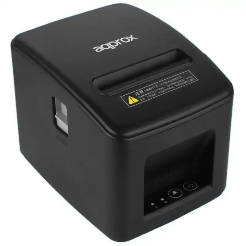 Approx appPOS80AM-USBLAN Impresora Térmica de Tickets USB/Ethernet Negra