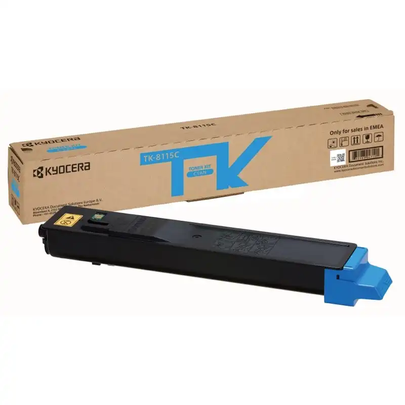 Cartucho de Tóner Original Kyocera TK-8115C Cian