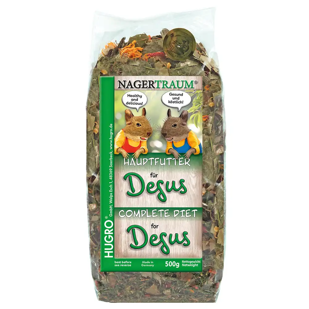 Hugro Nagertraum Exquisit comida para degús - 500 g