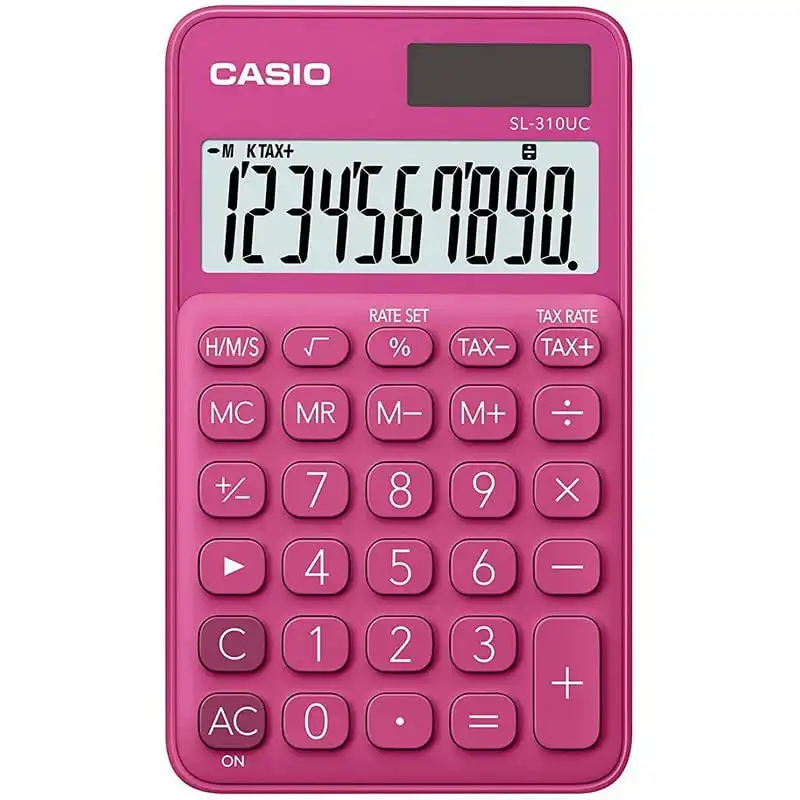 Casio SL-310UC My Style Calculadora Roja