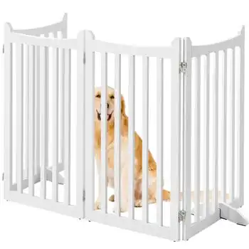 Barrera De Seguridad Perros Plegable Parque Mascotas Perro Vallas