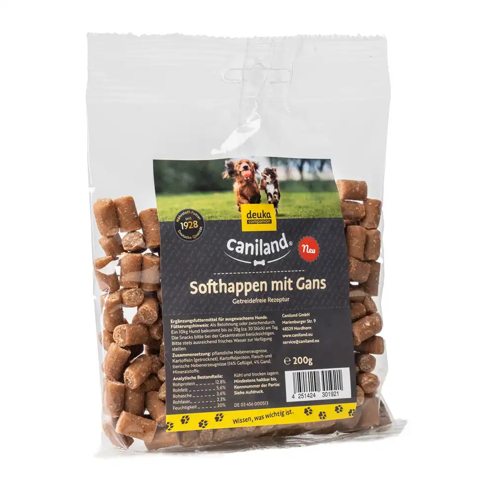 Caniland Soft Bites sin cereales con oca - 2 x 200 g
