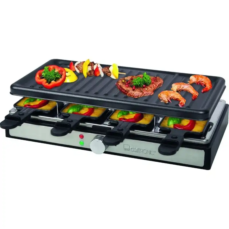 Clatronic RG 3757 Raclette Grill Para 8 Personas 1.400W