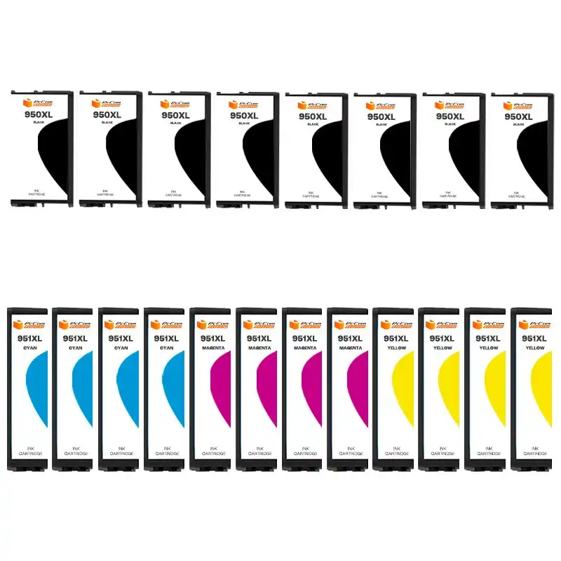 Pccom Essential HP 950XL/951XL Cartucho Tinta Compatible Negro/Cian/Magenta/Amarillo Pack 20