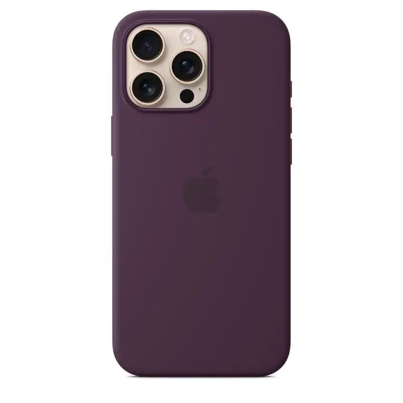 Apple Funda de Silicona con MagSafe Ciruela para iPhone 16 Pro Max