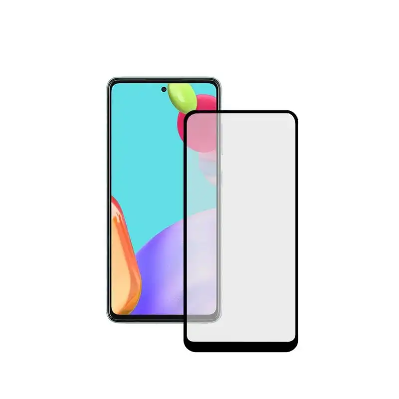 Ksix Cristal Templado 9H Full Glue 2.5D Borde Negro para Samsung Galaxy A52