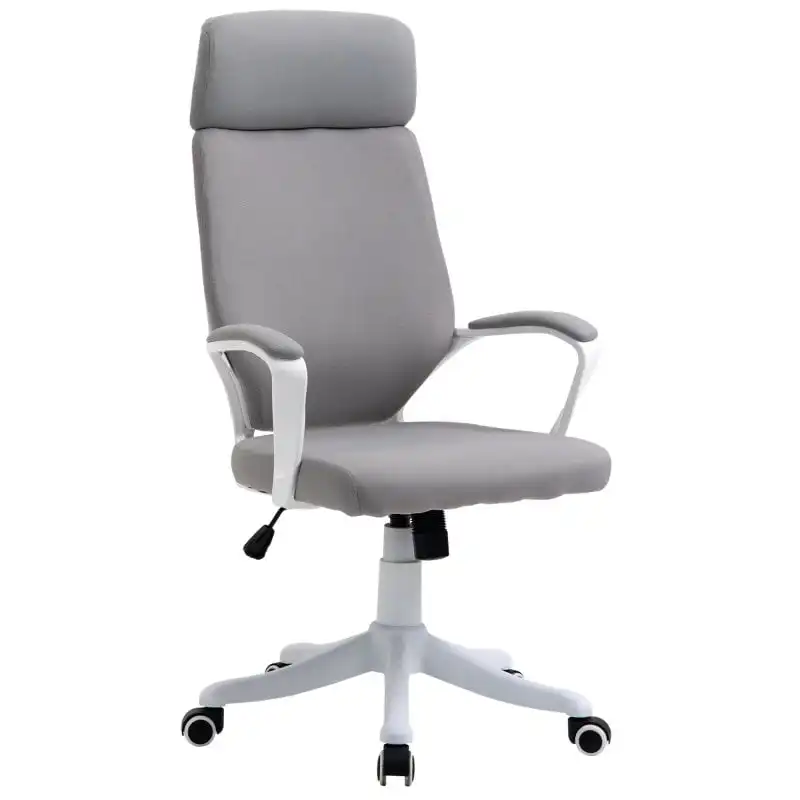 Vinsetto Silla de Oficina con Reposacabezas Gris