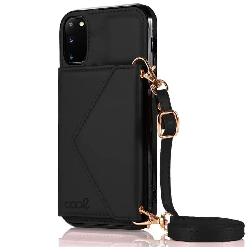 Cool Funda Colgante Wallet Negra para Samsung Galaxy S20