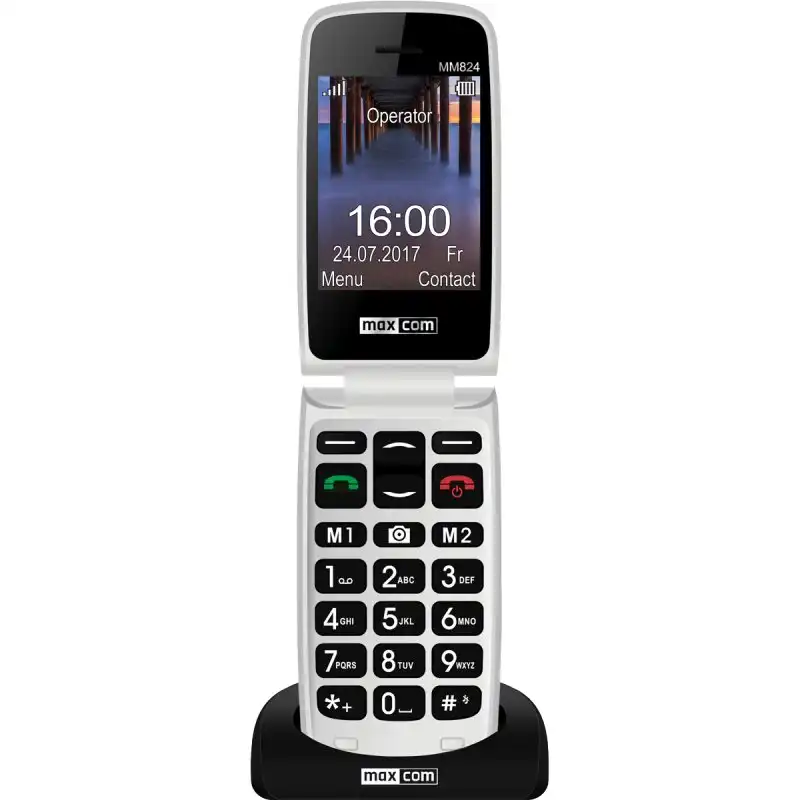 MaxCom MM824 Teléfono para Personas Mayores Negro