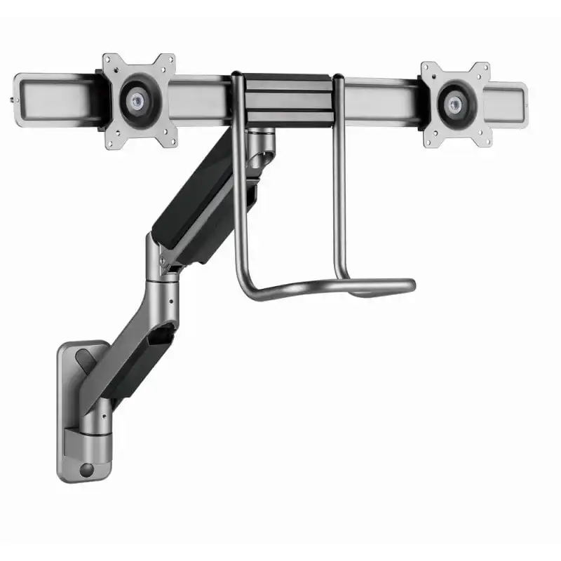 Gembird Ma-wa2-02 Soporte Doble para Monitores 17"-32" VESA 100 Max 8Kg Negro