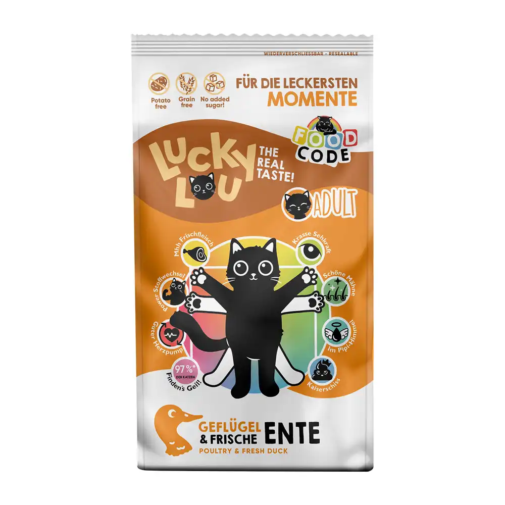 Lucky Lou Adult Ave y pato - 340 g
