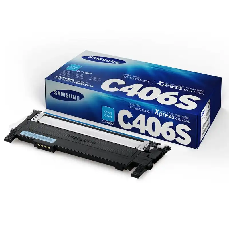 Samsung CLT-C406S Tóner Original Cian