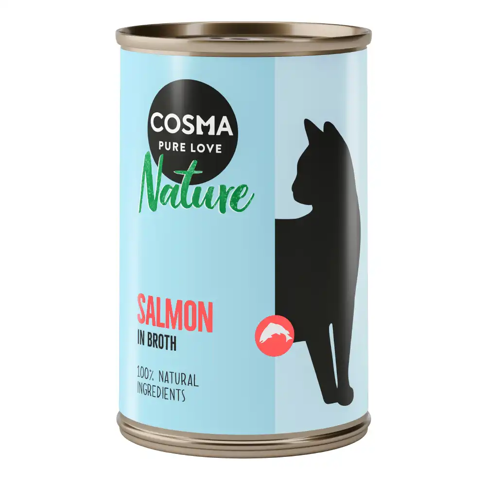 Cosma Nature 6 x 140 g - Salmón