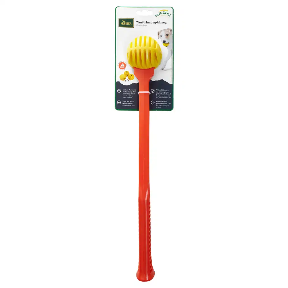FLINGERZ™ Ball lanzador con pelota para perros - 7 x 59 cm (Diám x L)