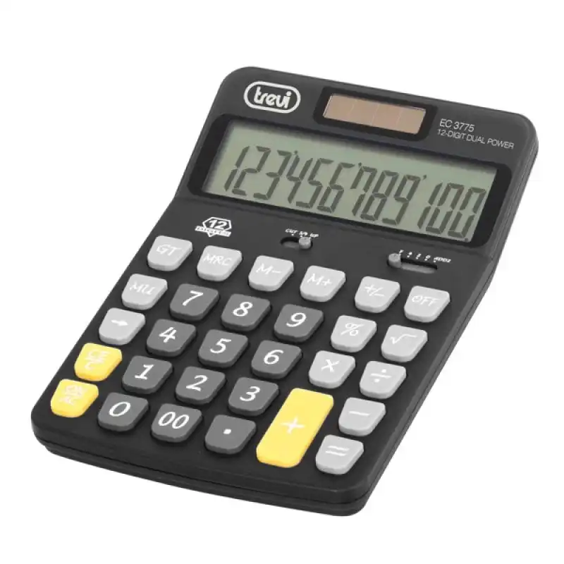 Trevi EC 3775 12C Calculadora Negra
