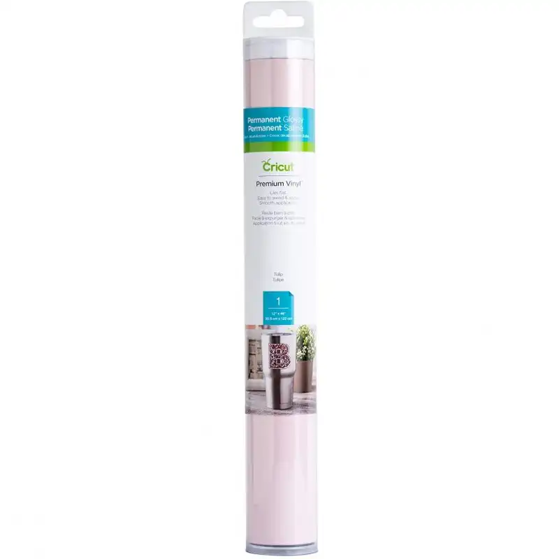 Cricut Vinilo Adhesivo Premium Permanente 30.5 x 122 cm Tulipán