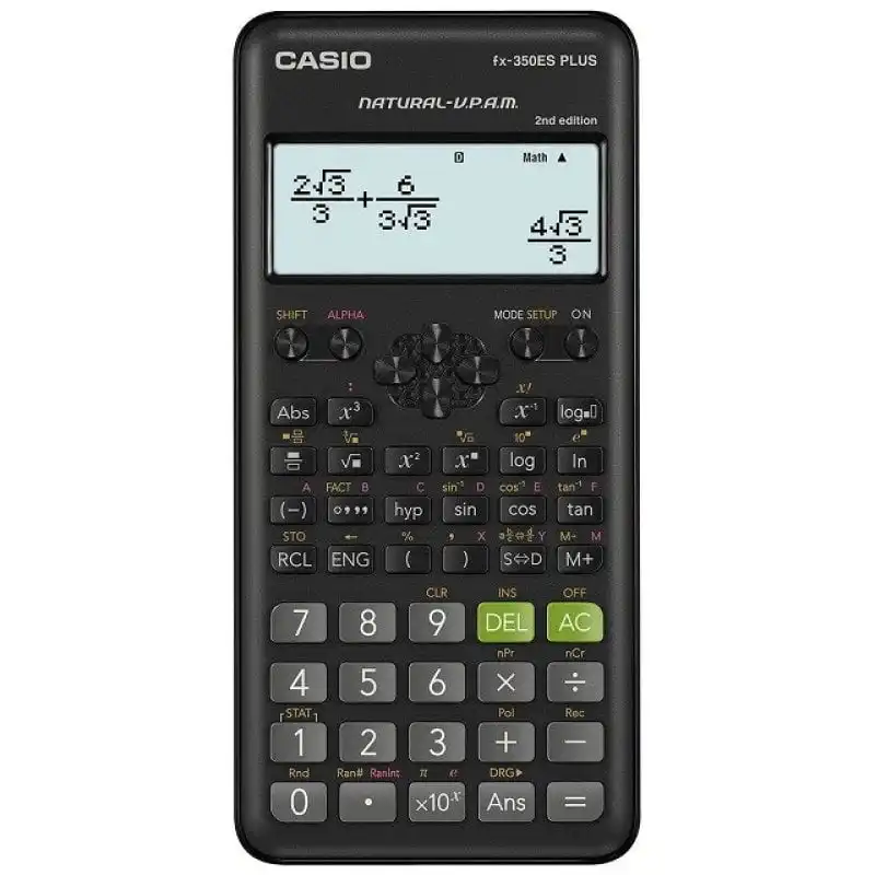 Casio FX-350ESPLUS-2 Calculadora Científica Negra