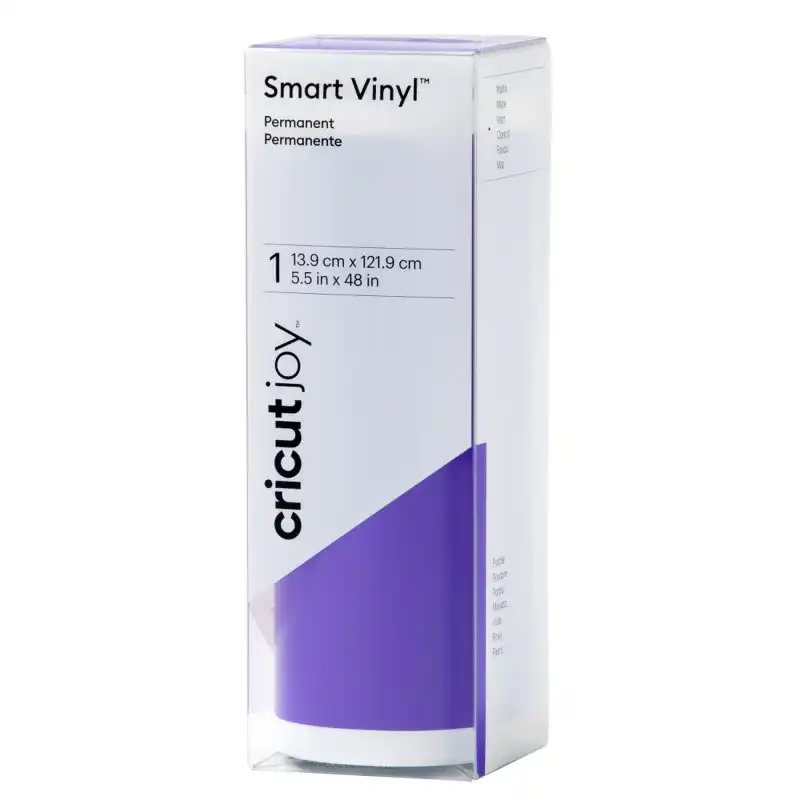 Cricut Smart Vinyl Vinilo de Transferencia Térmica Permanente Morado