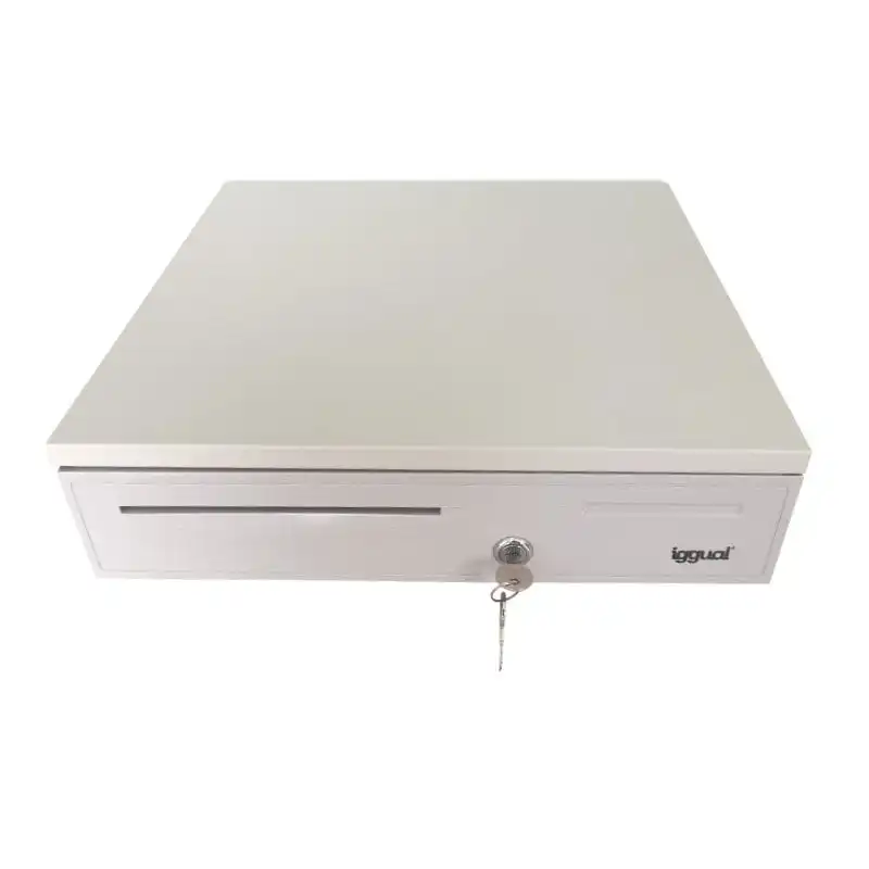 Iggual IRON-50W Cajón Portamonedas 42cm 5+8 Blanco