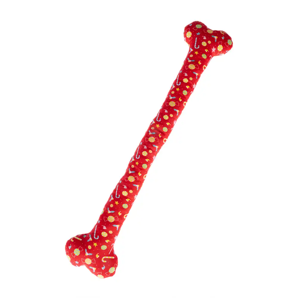 para perro TIAKI Hueso de Navidad XL - 76 x 14 x 5 cm (L x An x Al)