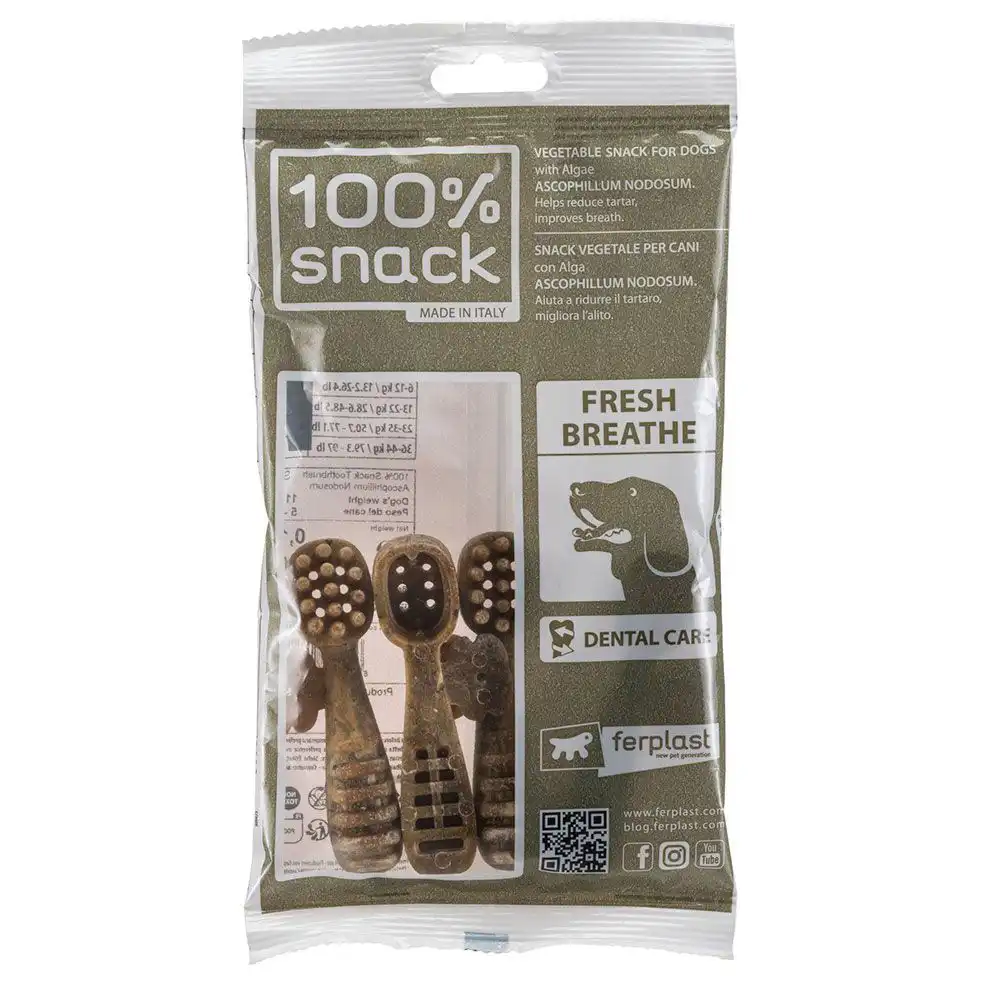 Cepillo de dientes para perros Ferplast Ascophillum - S: para perros pequeños (5 - 12 kg)