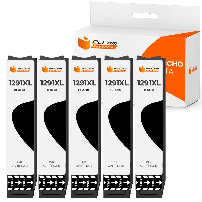 Pccom Essential Cartucho Tinta Compatible Epson T1291 Negro Pack 5
