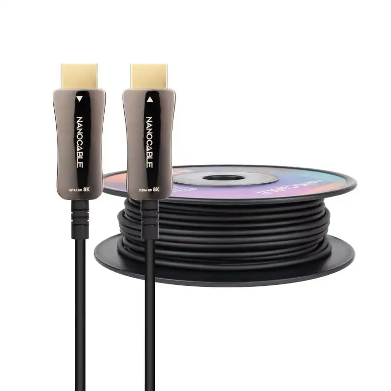 Nanocable Cable HDMI 2.1 AOC 8K Macho/Macho 40m Negro