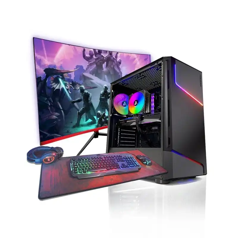 PcVIP Pack Gaming Bullet Plus Intel Core i7-12700F/32GB/1TB SSD/RTX4070/Monitor 27" + Periféricos