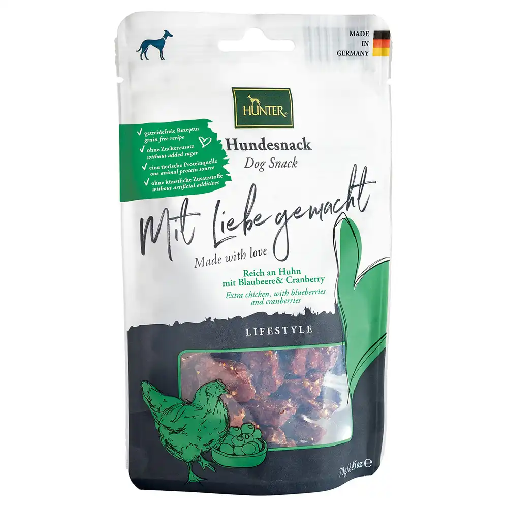HUNTER Lifestyle Made with Love snacks para perros - 70 g