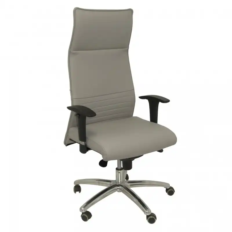 Piqueras y Crespo Albacete XL Sillón Similpiel con Espuma Viscoelástica Gris