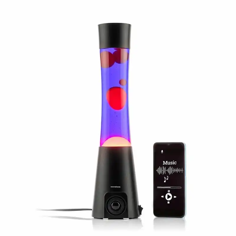Innovagoods Maglamp Lámpara de Lava con Altavoz Bluetooth
