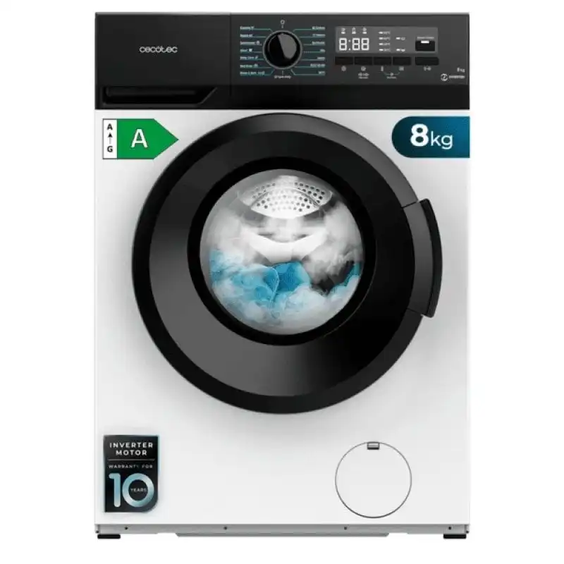 Cecotec Bolero Dresscode 8300 Inverter Maxx Lavadora Carga Frontal 8Kg A Blanca
