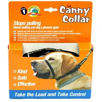 Canny - Collar Anti-tirones Para Perros (tamaño 3) (negro)