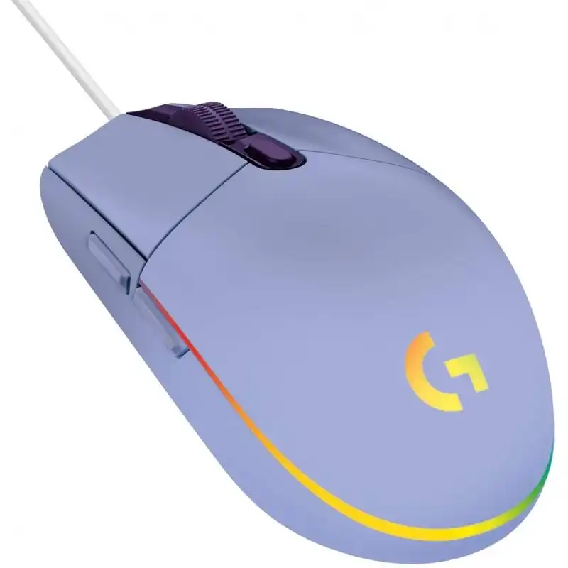 Logitech G203 Lightsync 2nd Gen Ratón Gaming 8000DPI RGB Lila