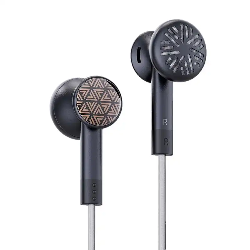 FiiO FF3S Auriculares de Botón de 3.5mm/4.4mm Negro/Plata