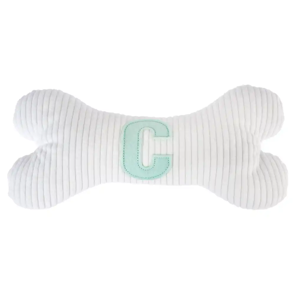 Hueso de peluche TIAKI inicial C - 26 x 12 x 5,5 cm (L x An x Al)