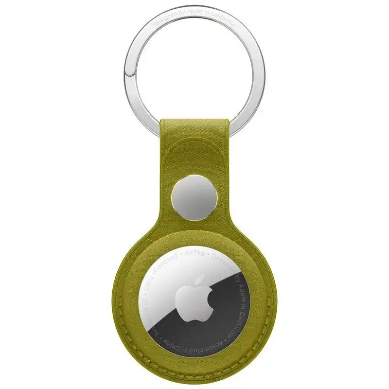 Apple Llavero de Trenzado Fino Verde Cartujo para AirTag