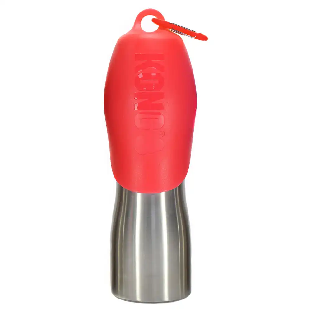 Botella KONG H2O de acero inoxidable - aprox. 740 ml (rojo)