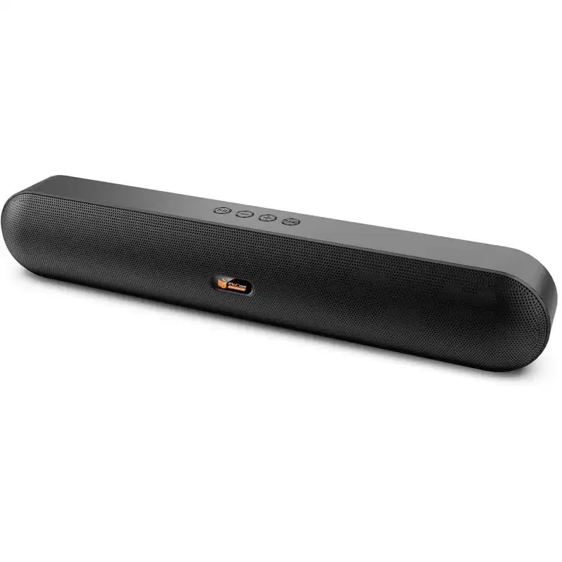 PcCom Essential Barra de Sonido para Monitor 16W Negra