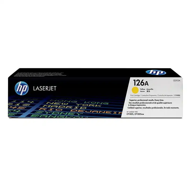 HP 126A Tóner Original Laserjet Amarillo
