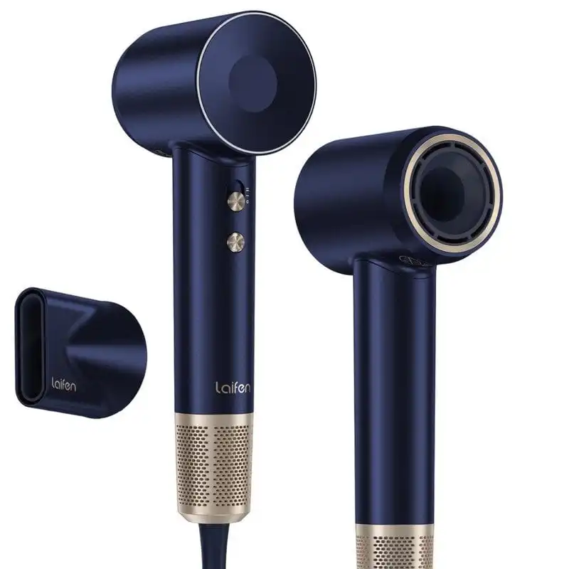 Laifen Swift Premium Secador de Pelo de Alta Velocidad 1600W Azul/Dorado