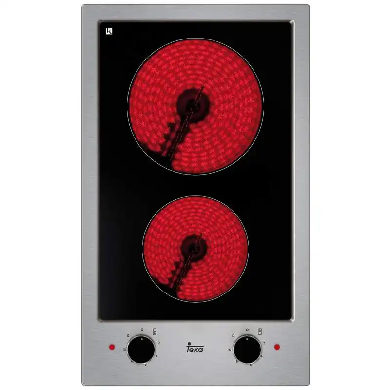Teka EFX 30.1 2H Placa Vitrocerámica 2 Zonas Acero Inoxidable