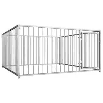 Jaula Perrera De Exterior | Jaula Para Perro | Parque Para Mascotas 200x200x100 Cm Cfw765809