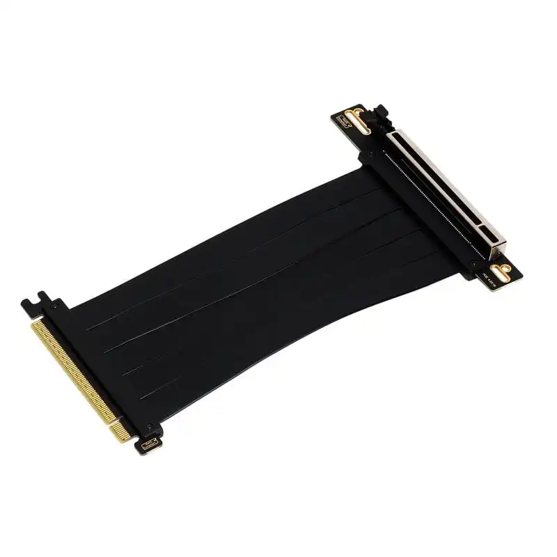 Abysm Gaming Cable De Extensión Riser Pcie 4.0 X16 Flexible Negro