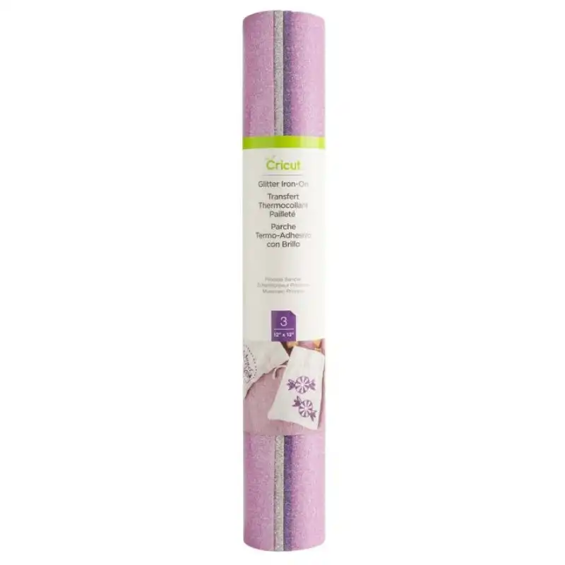 Cricut Princesa Vinilo de Transferencia Térmica Purpurina