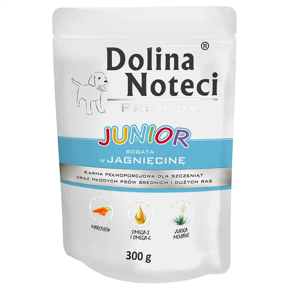 Dolina Noteci Junior, 10 x 300 g - Rico en cordero