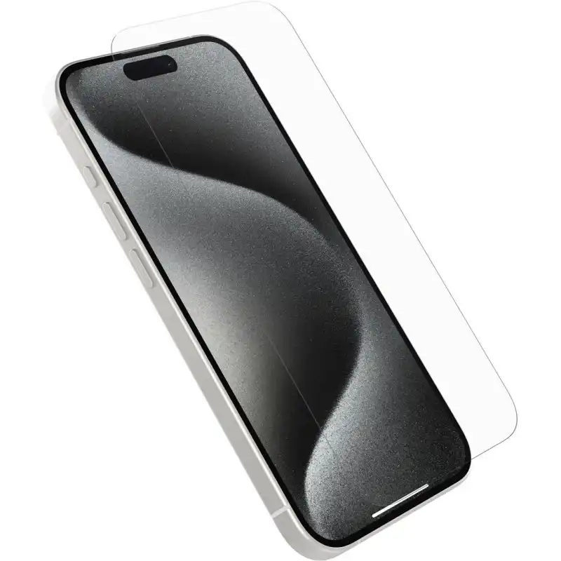 OtterBox Glass Premium Protector de Vidrio Antimicro para iPhone 15 Pro